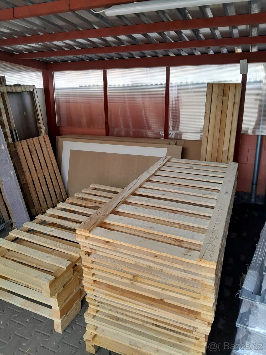 prodám palety např.na postele 140 kč/ks