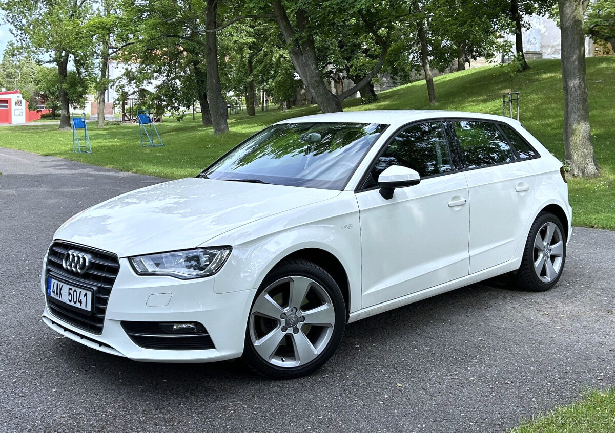 Audi A3 Sportback TDI, 2015, nová v ČR, nehavarováno