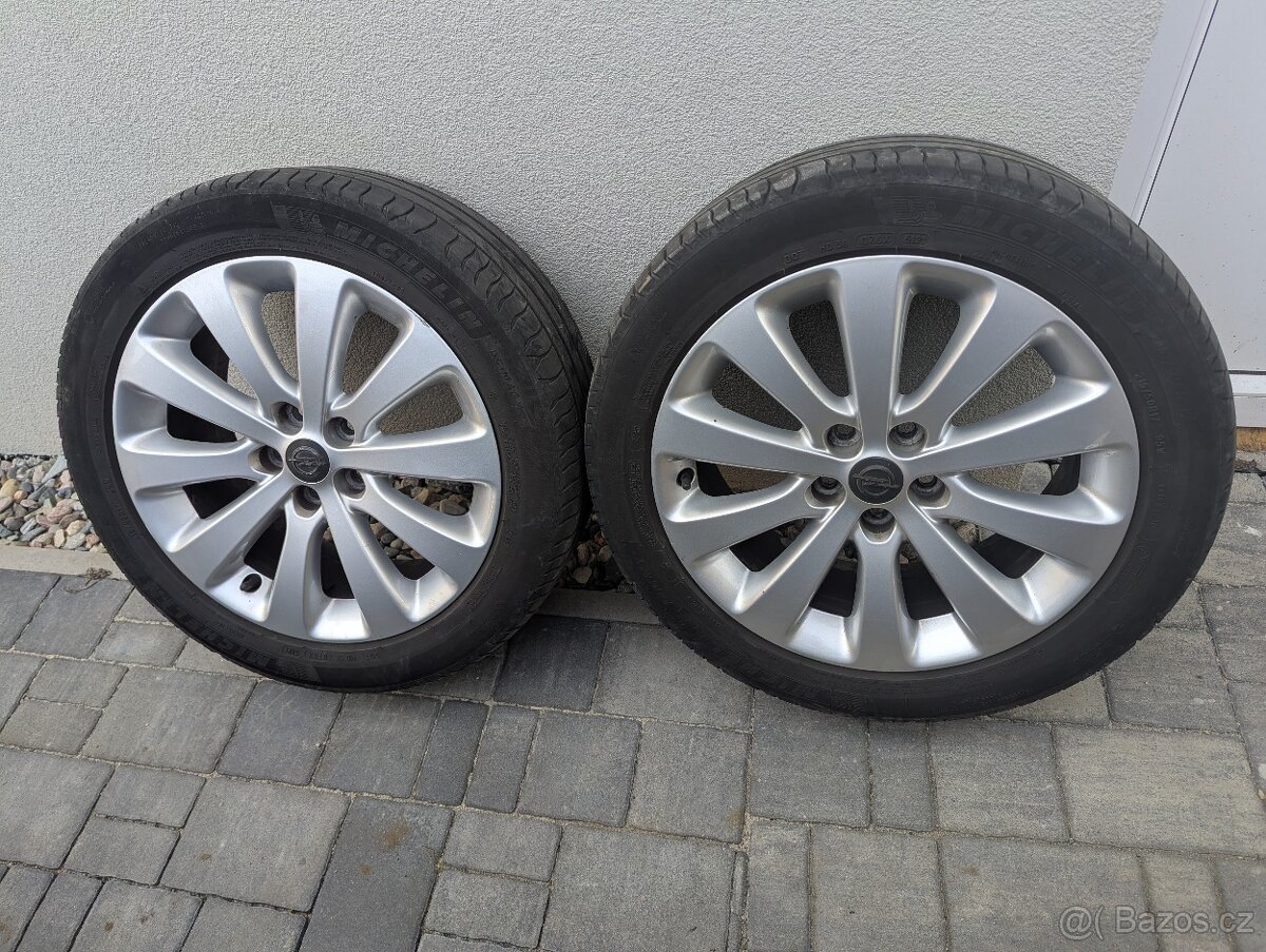 Originál OPEL alu kola s pneumatikami