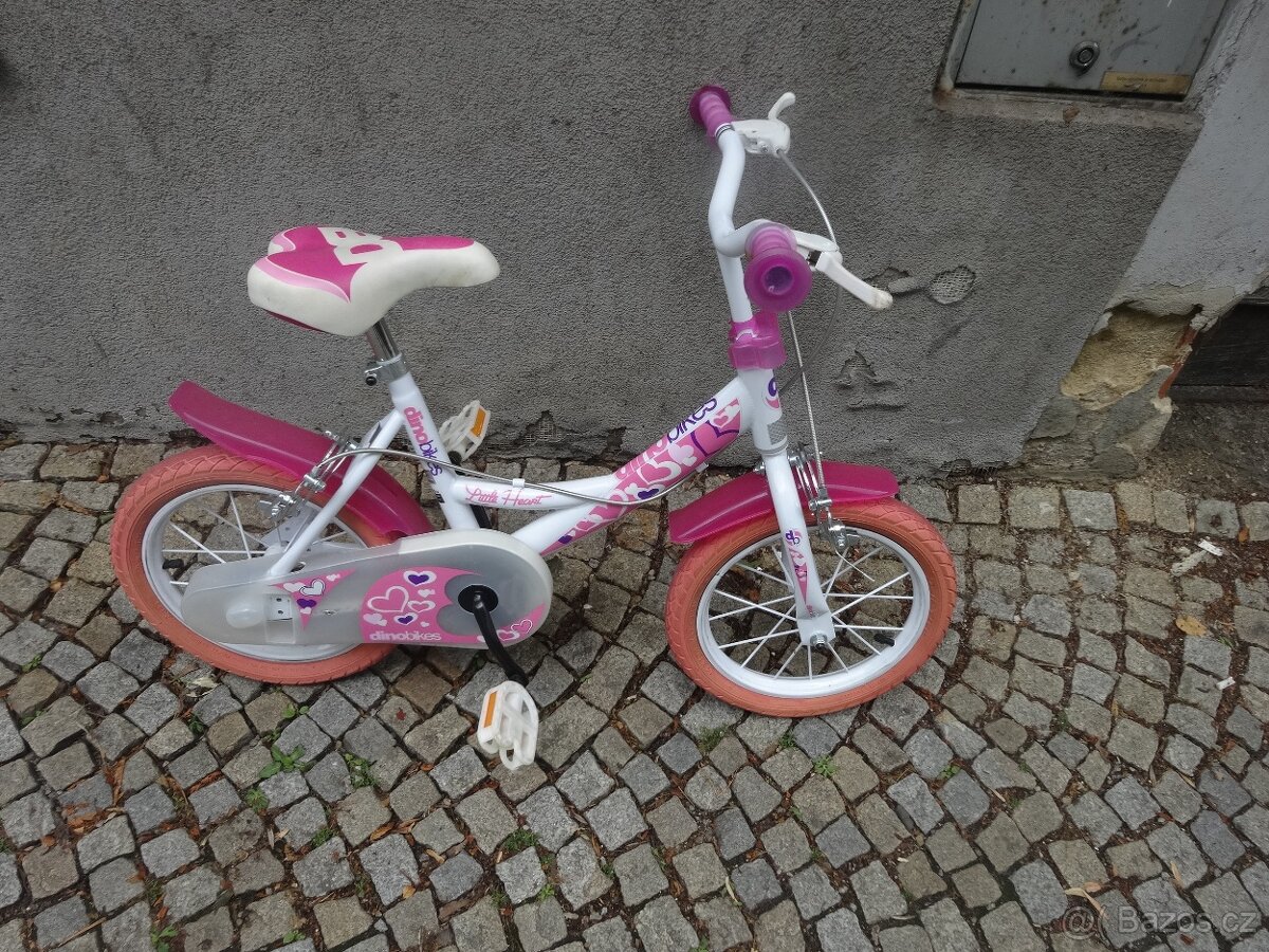 Dětské kolo Dinobikes 12",velmi zachovalé.