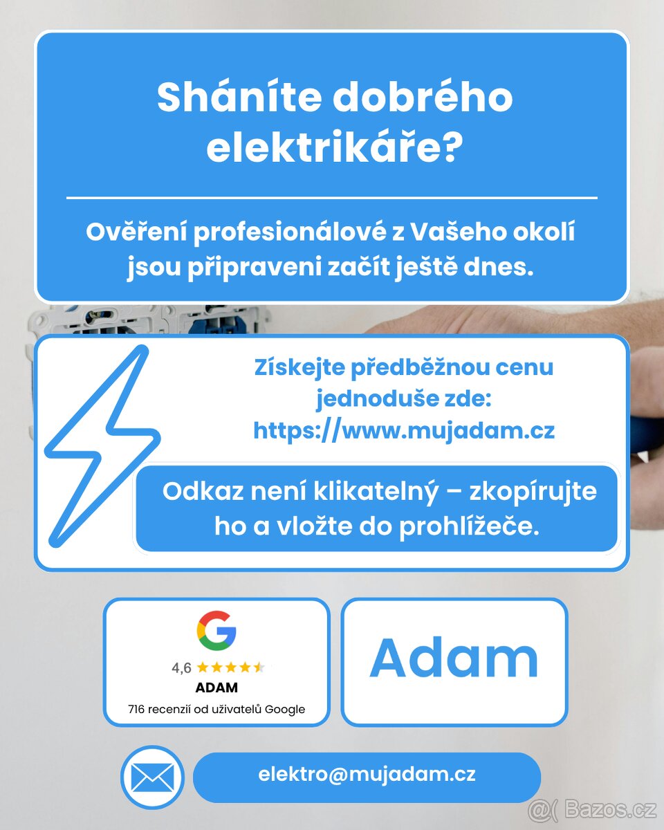 ⚡Dostupný elektrikář Ostrava⚡