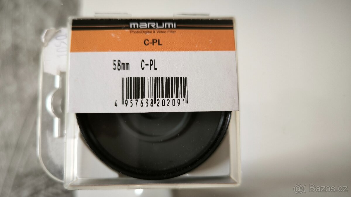 cirkularní polarizační filtr Marumi C-PL 58mm