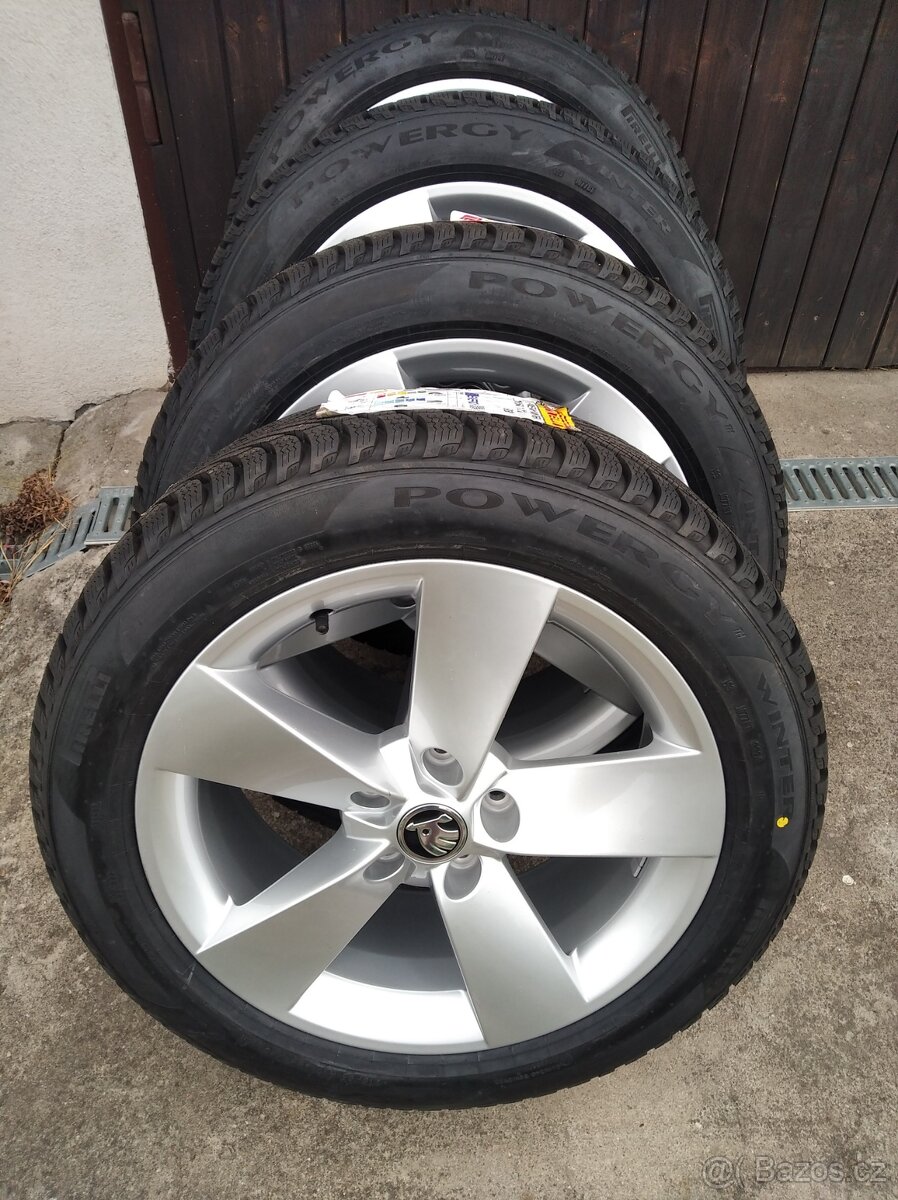 NOVÁ zimní originál alu sada Škoda Karoq 17"