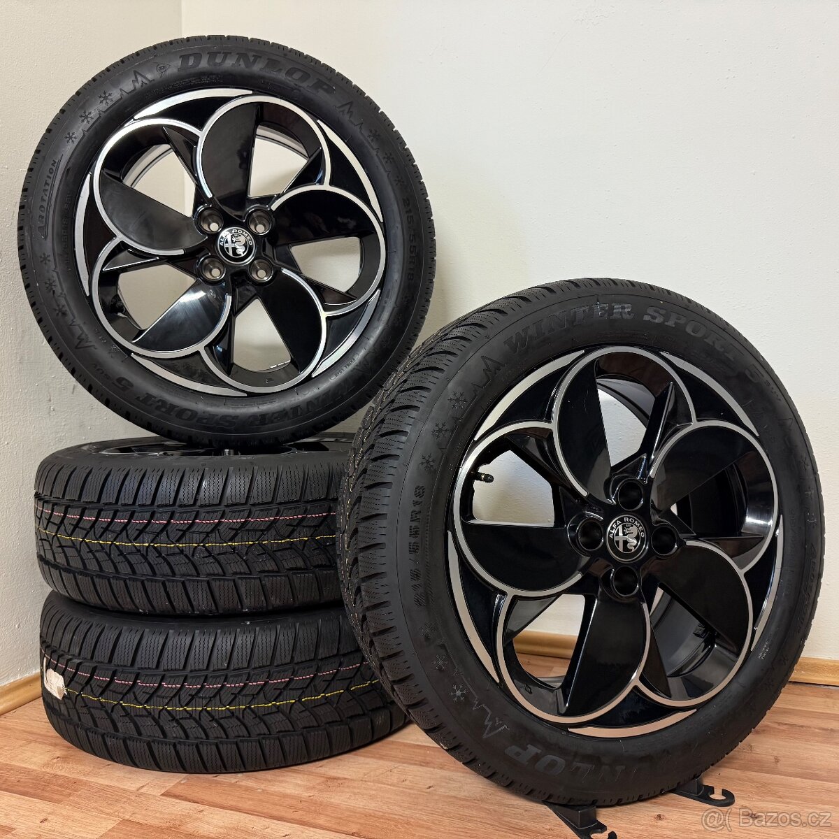 ALFA ROMEO JUNIOR 4x108 R18 ET35+ZIMNÍ 215/55R18