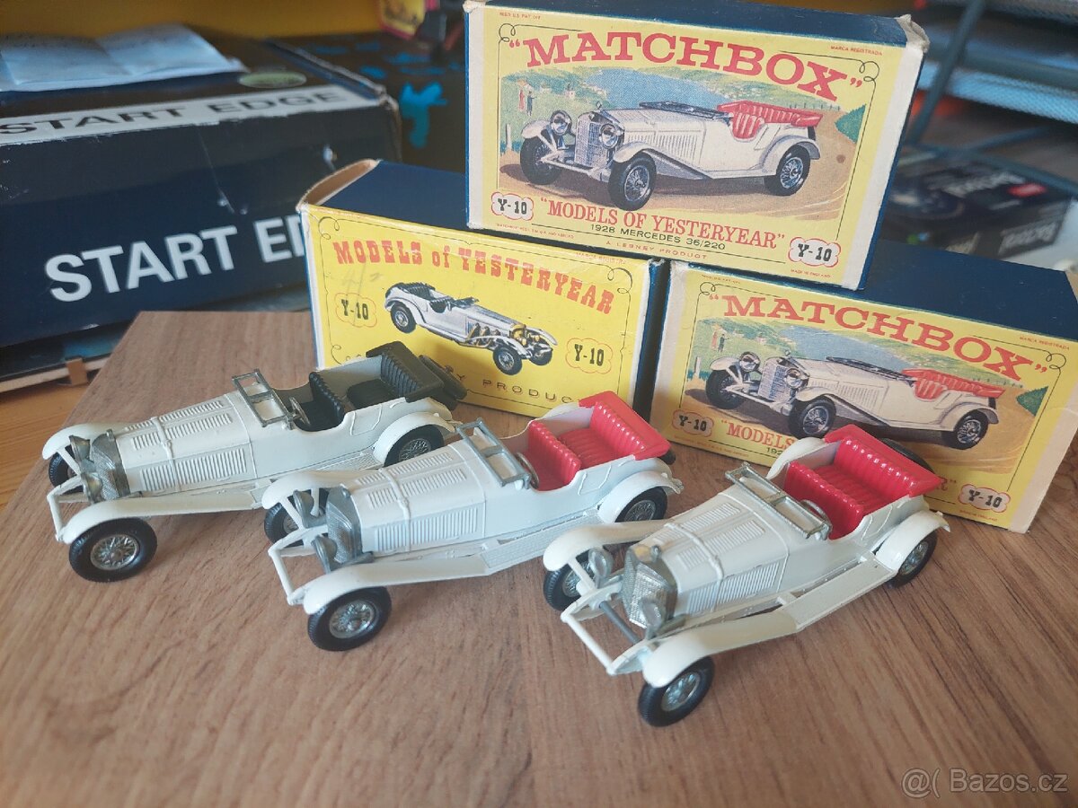 Matchbox yesteryear MERCEDES 36/220 3VARIANTY