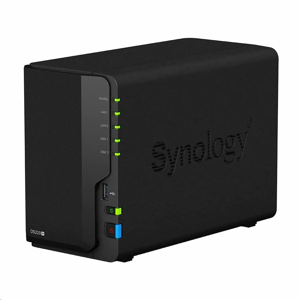 NAS Synology DS220+, 2x12TB HDD - záruka do 9/2027