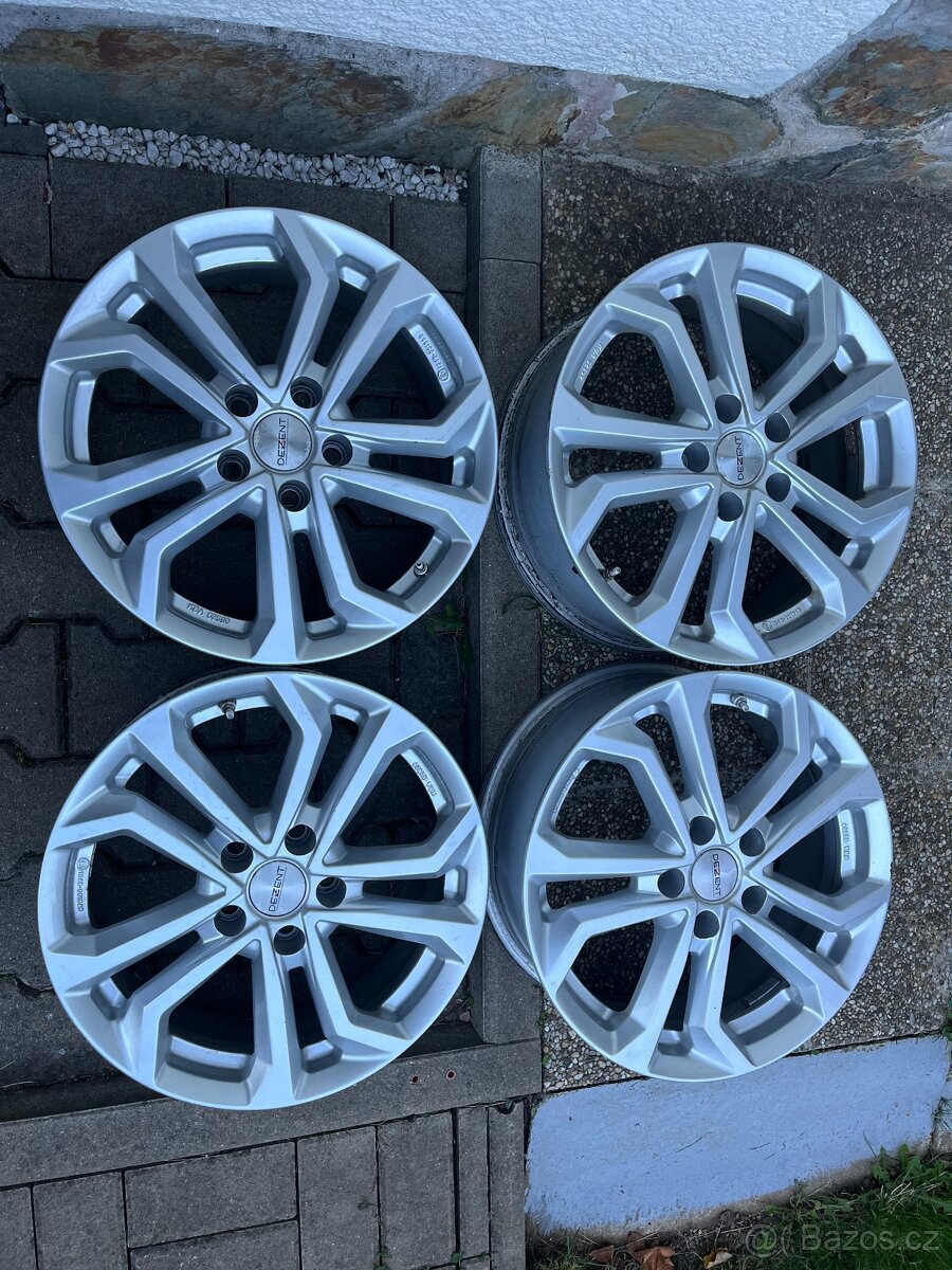 4x litá kola 5x114 R17 - zachovalé