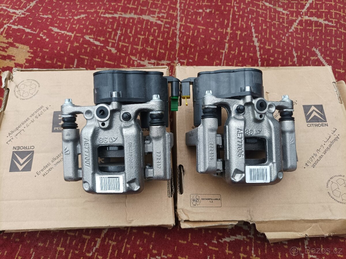 Nové zadní brzdové třmeny Peugeot/Citroen s motorkem