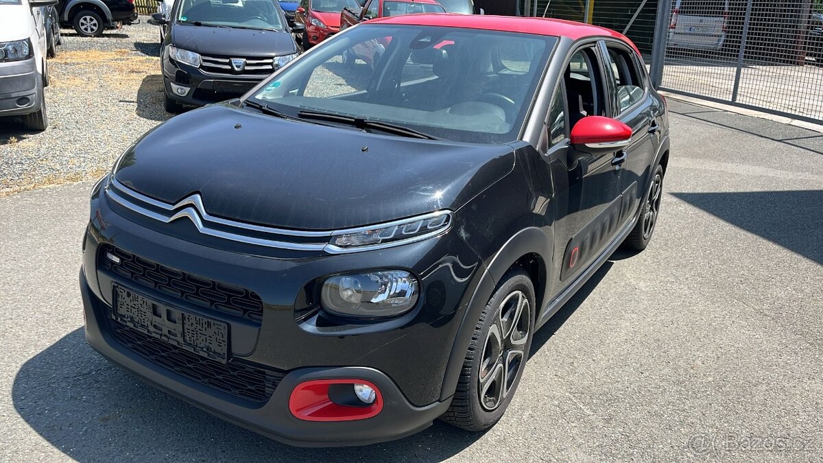 Citroën C3  1.2PureTech 81kW Exclusive 2018, MÁLO KM