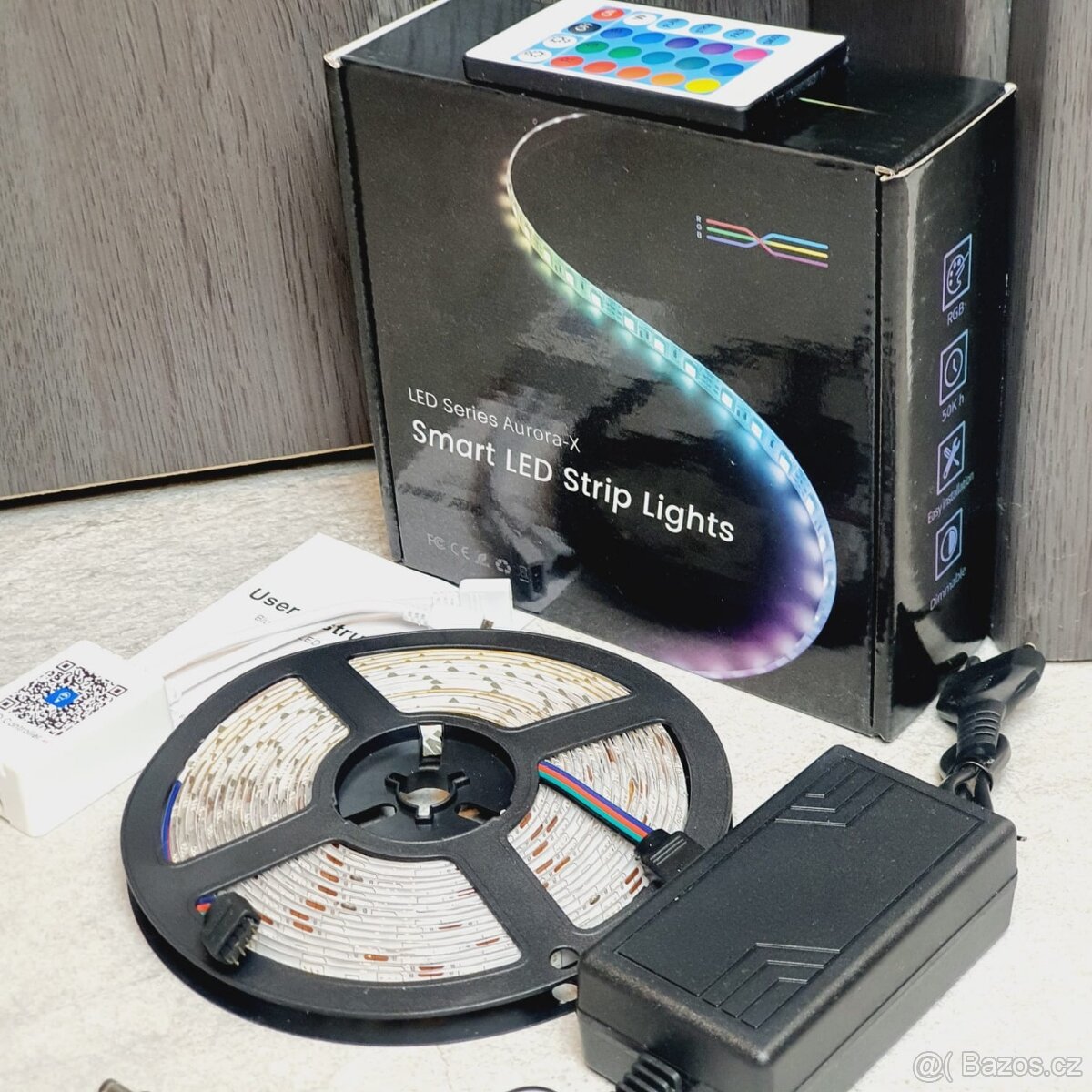 Smart Bluetooth LED pásek hudební, mobilní aplikace - nový