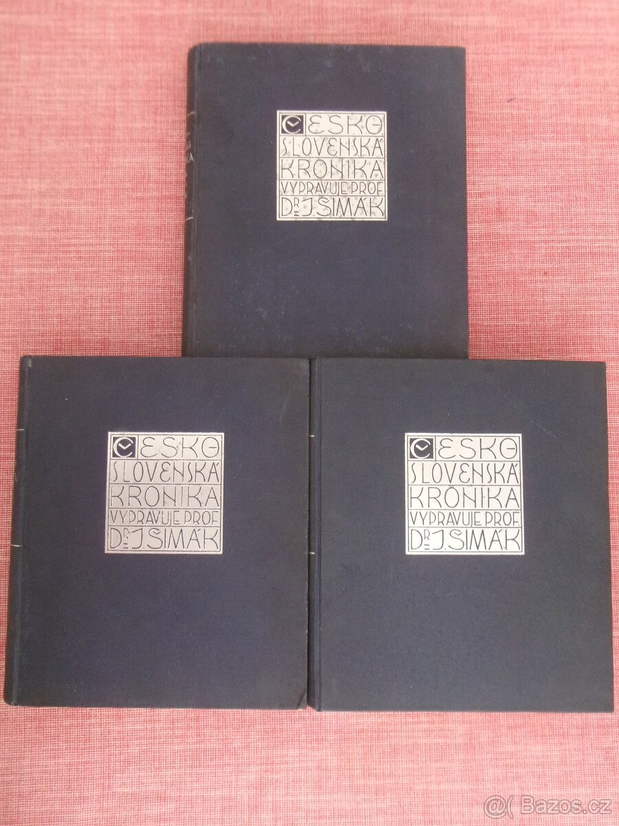 Kronika československá 1,2,3 - komplet.