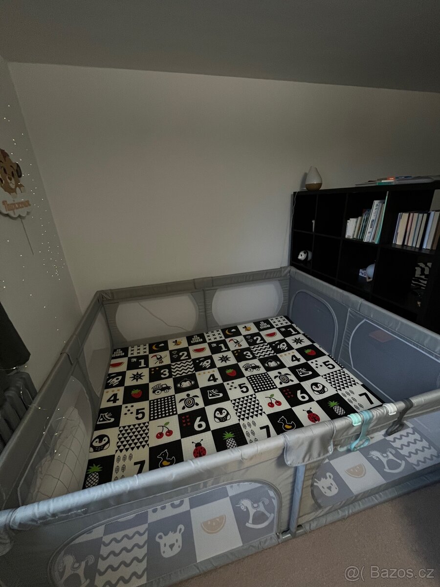 Dětská ohrádka – velká, 180 × 200 cm + pouzdro a návod