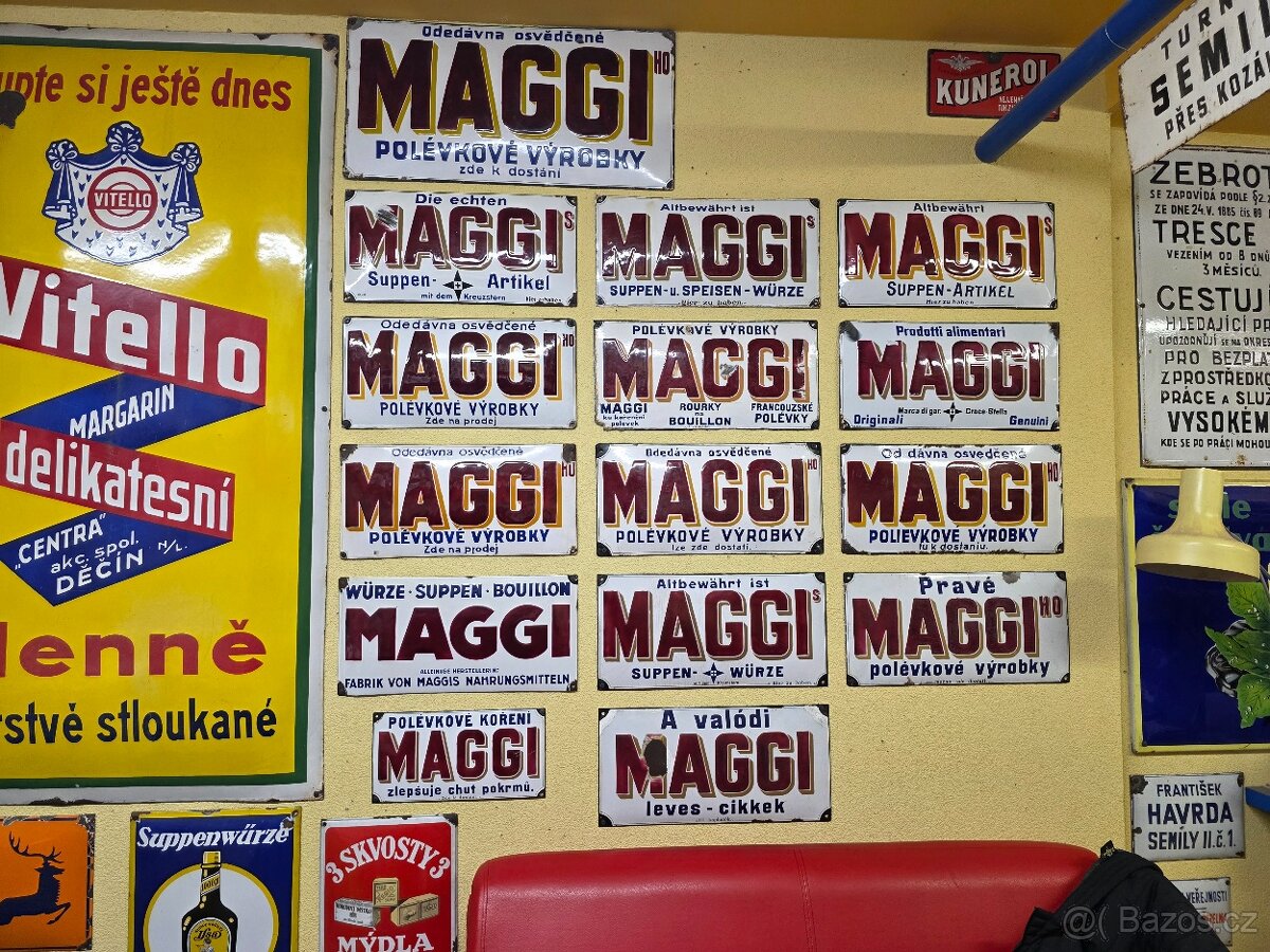 Cedule Maggi koupím