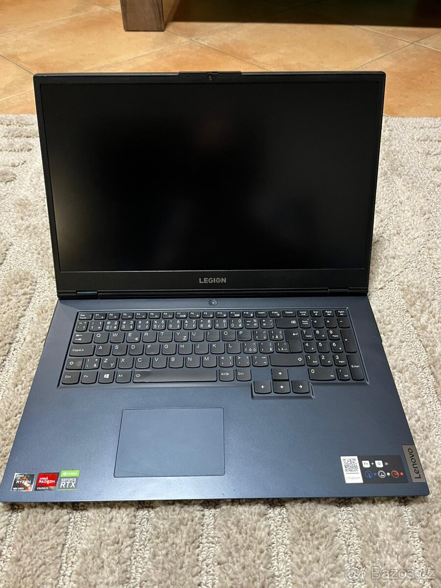 Lenovo Legion 5 17ACH6H – nefunkční zákl. deska, 24 GB RAM