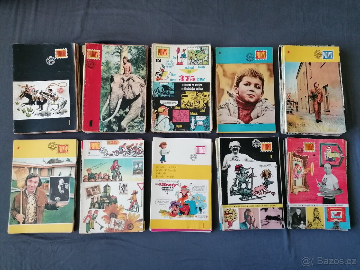 Pionýr : 1966, 67, 68, 70, 71, 72, 73, 74, 75