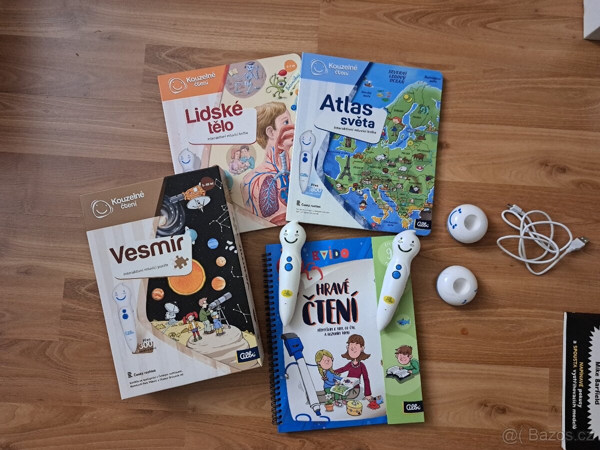 Albi 2x tuska + knizky + puzzle