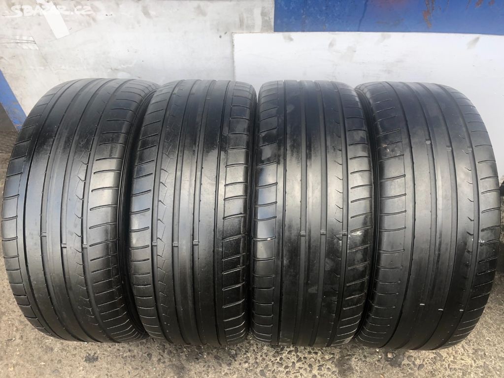 Pneu letní 4ks Dunlop 255 40 21 vzorek 5,2 - 4.0mm