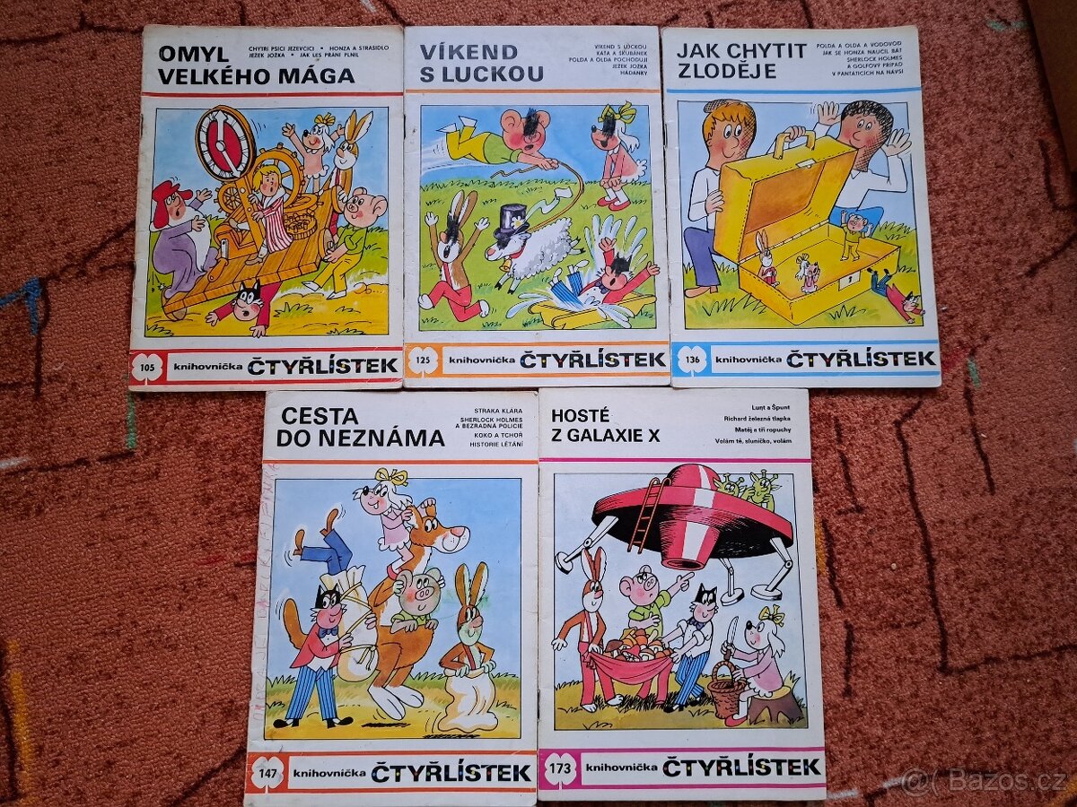 Čtyřlístek - různá čísla