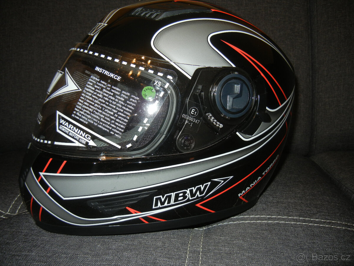integrální moto přilba XS