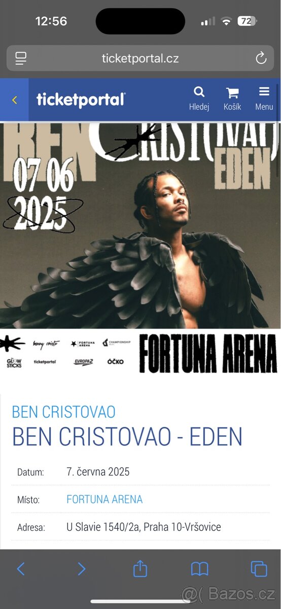 Ben Cristovao Eden Golden circle 1 lístek
