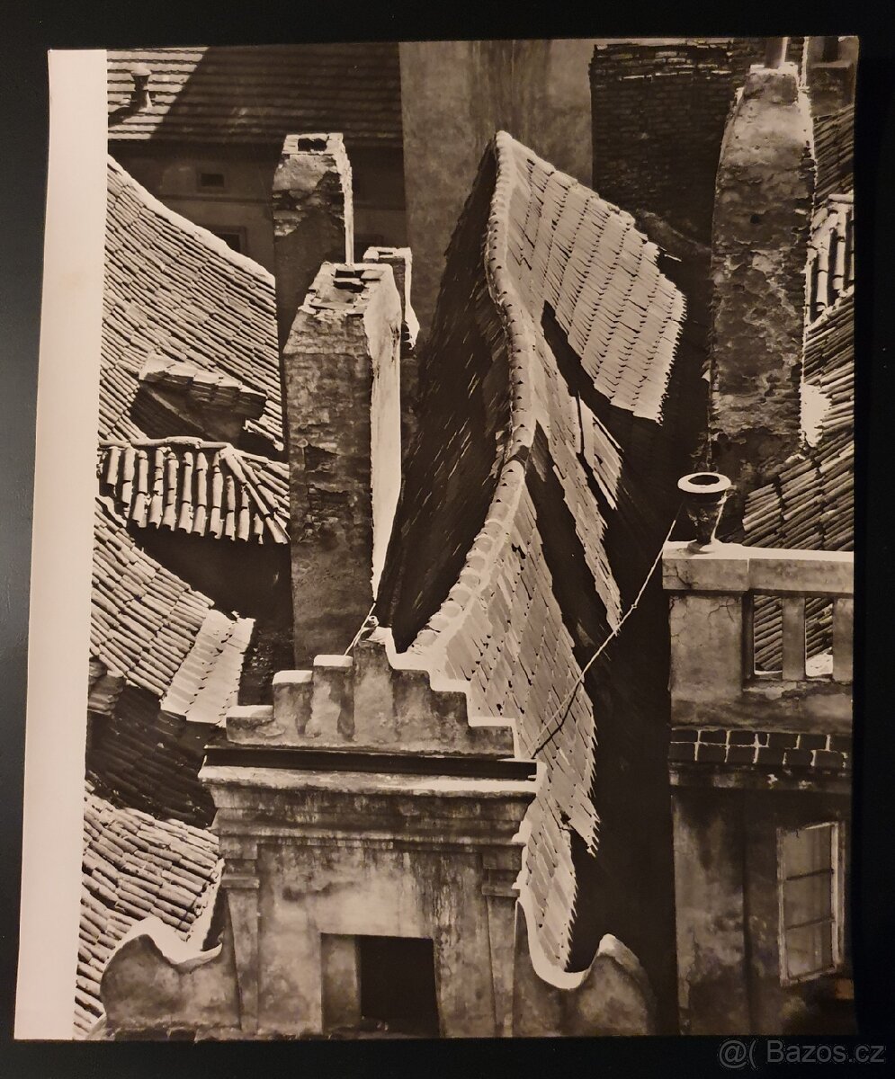 Stará fotografie STŘECHY, Jiří Jeníček
