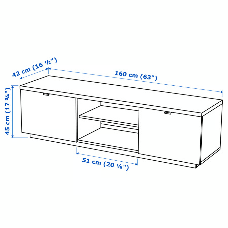 TV stolek BYAS IKEA