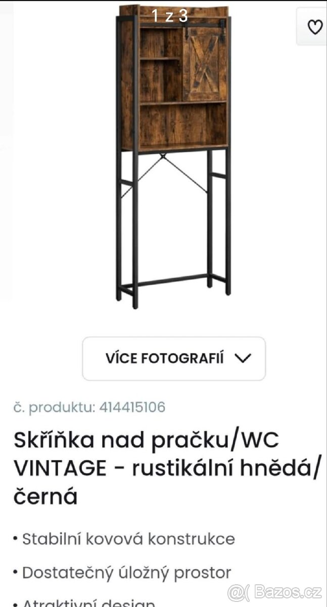Skříňka nad pračku/wc