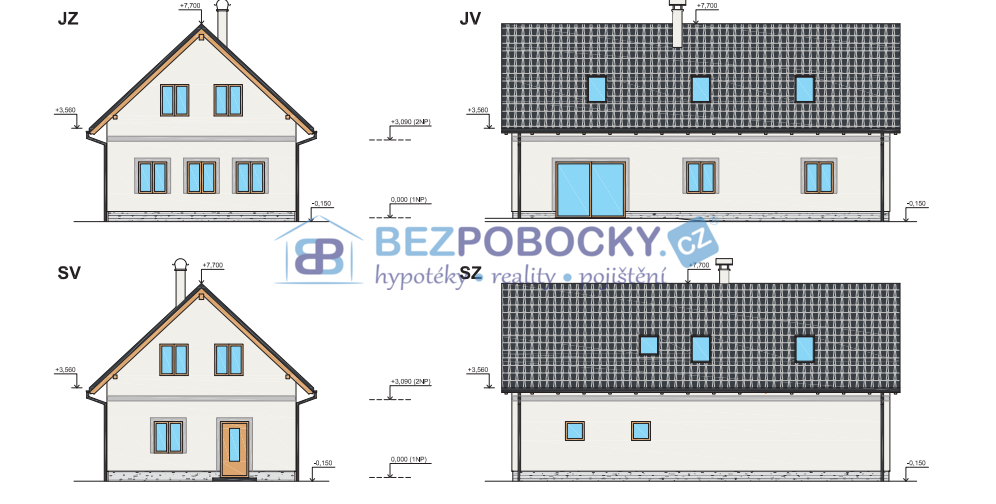Prodej, rodinný dům, 157 m2, Okrouhlice-Chlístov