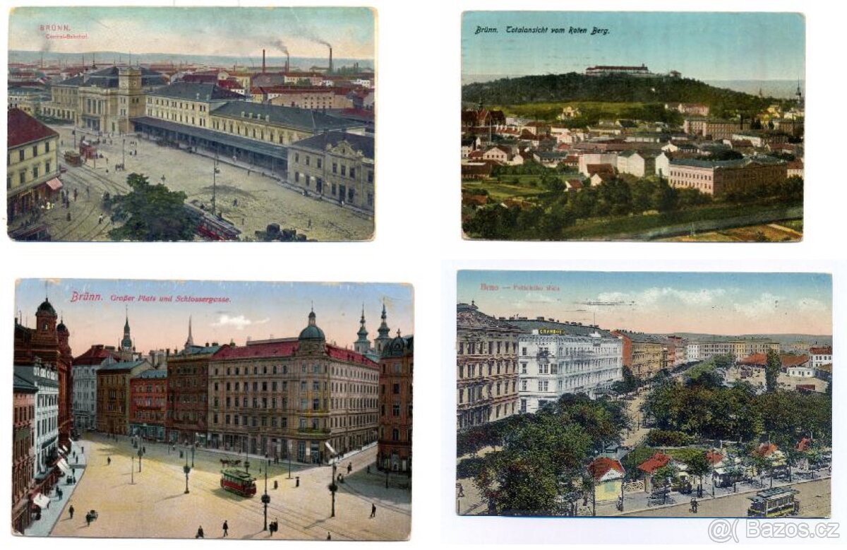 Staré pohľadnice Brno