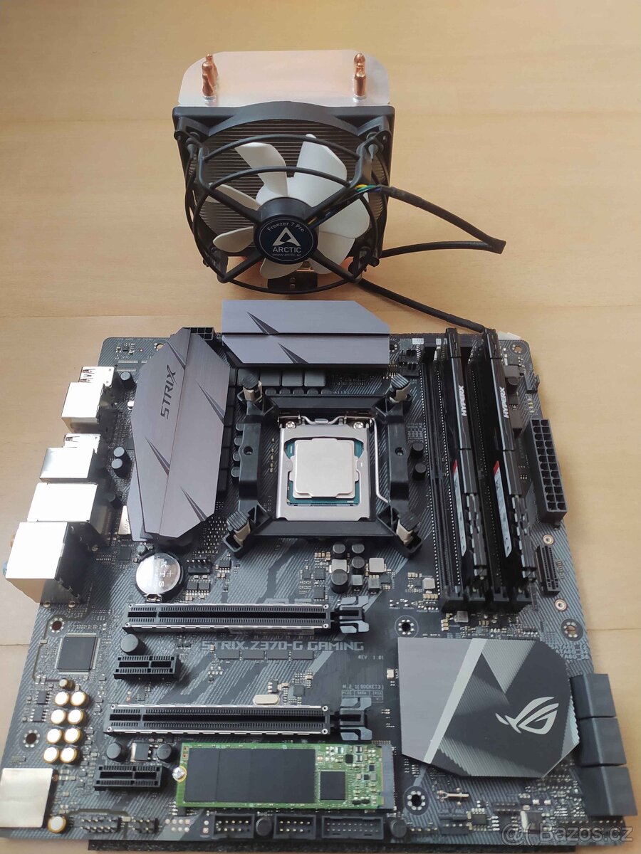 ASUS Z370-G + intel i3 8100 + DDR4 16GB RAM + 240GB SSD