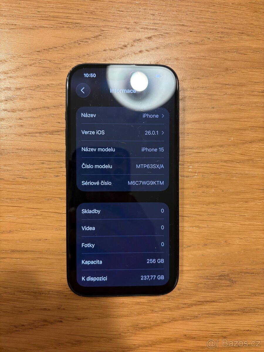 IPHONE 15 256GB BLACK