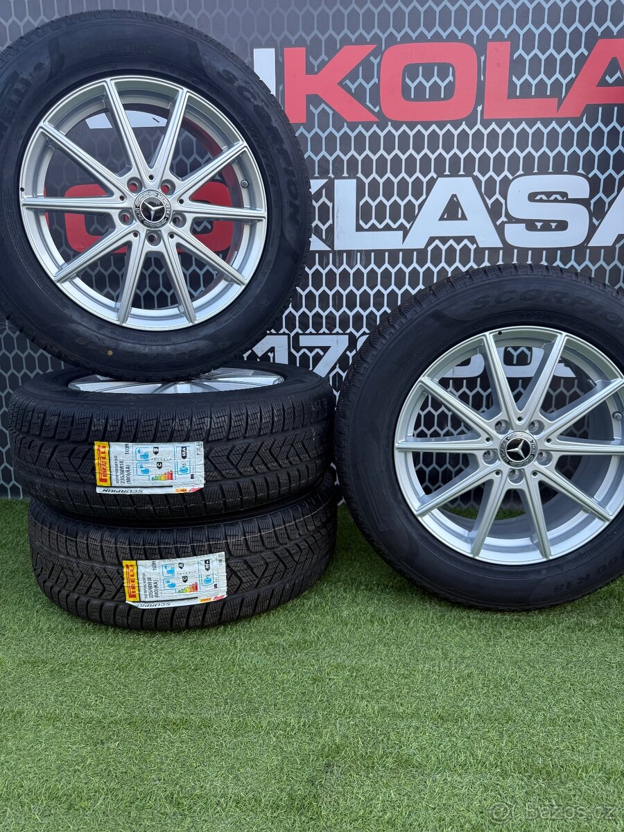 NOVÁ ZIMNÍ SADA MERCEDES GLE W167 235/60 R18 PIRELLI