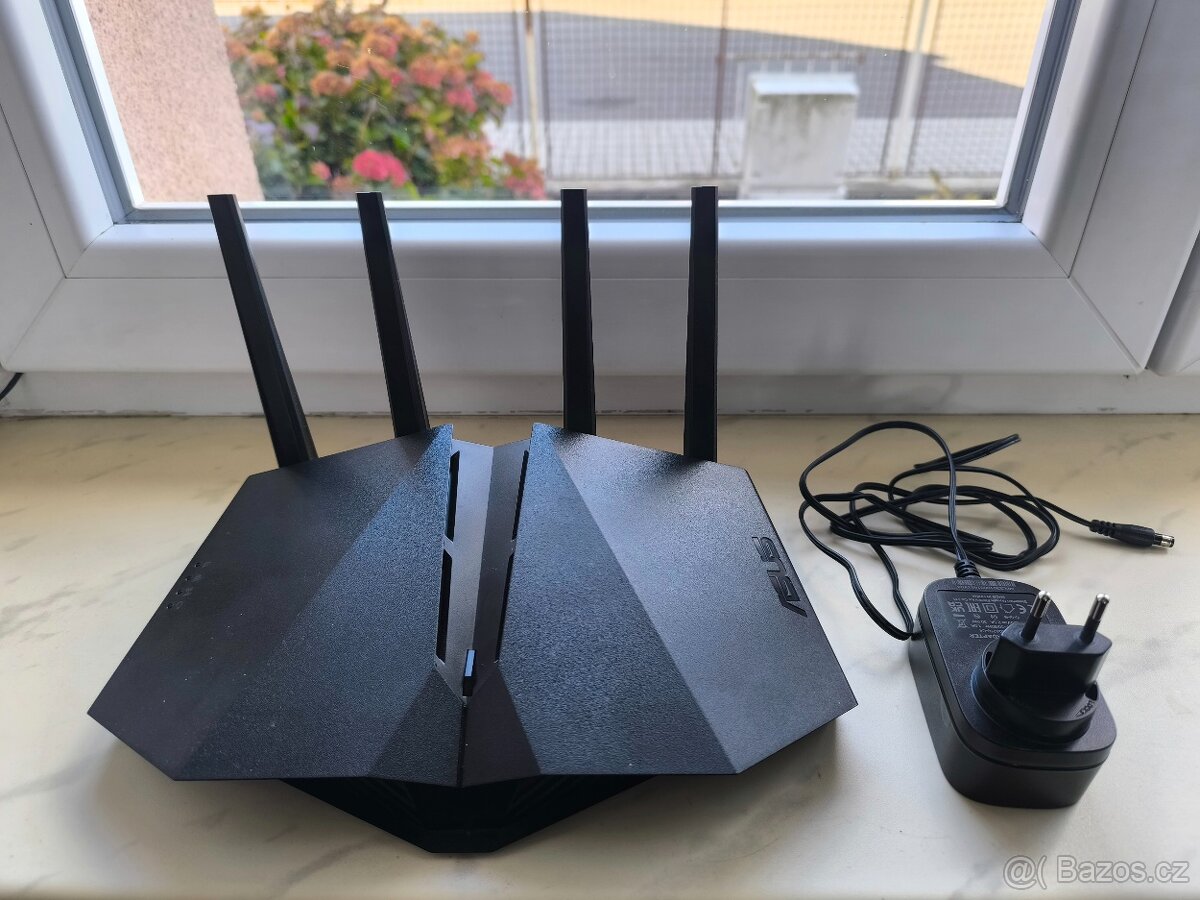 Prodám rychlý VDSL2 modem/router ASUS DSL-AX82U + zdroj