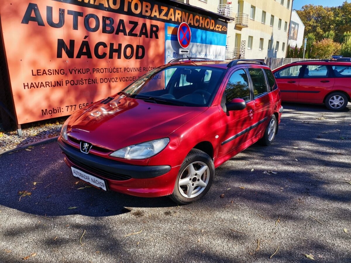 Peugeot 206 1.4i 55kw Kombi Tažné