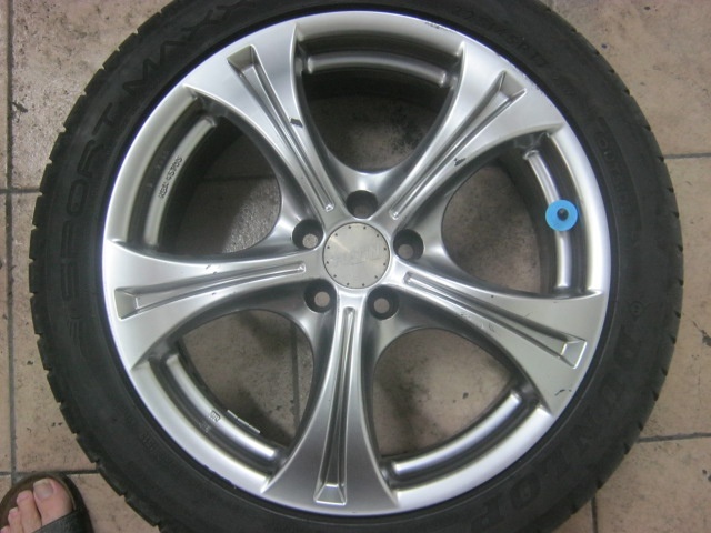 ALU  KOLA 17" v dobrém stavu