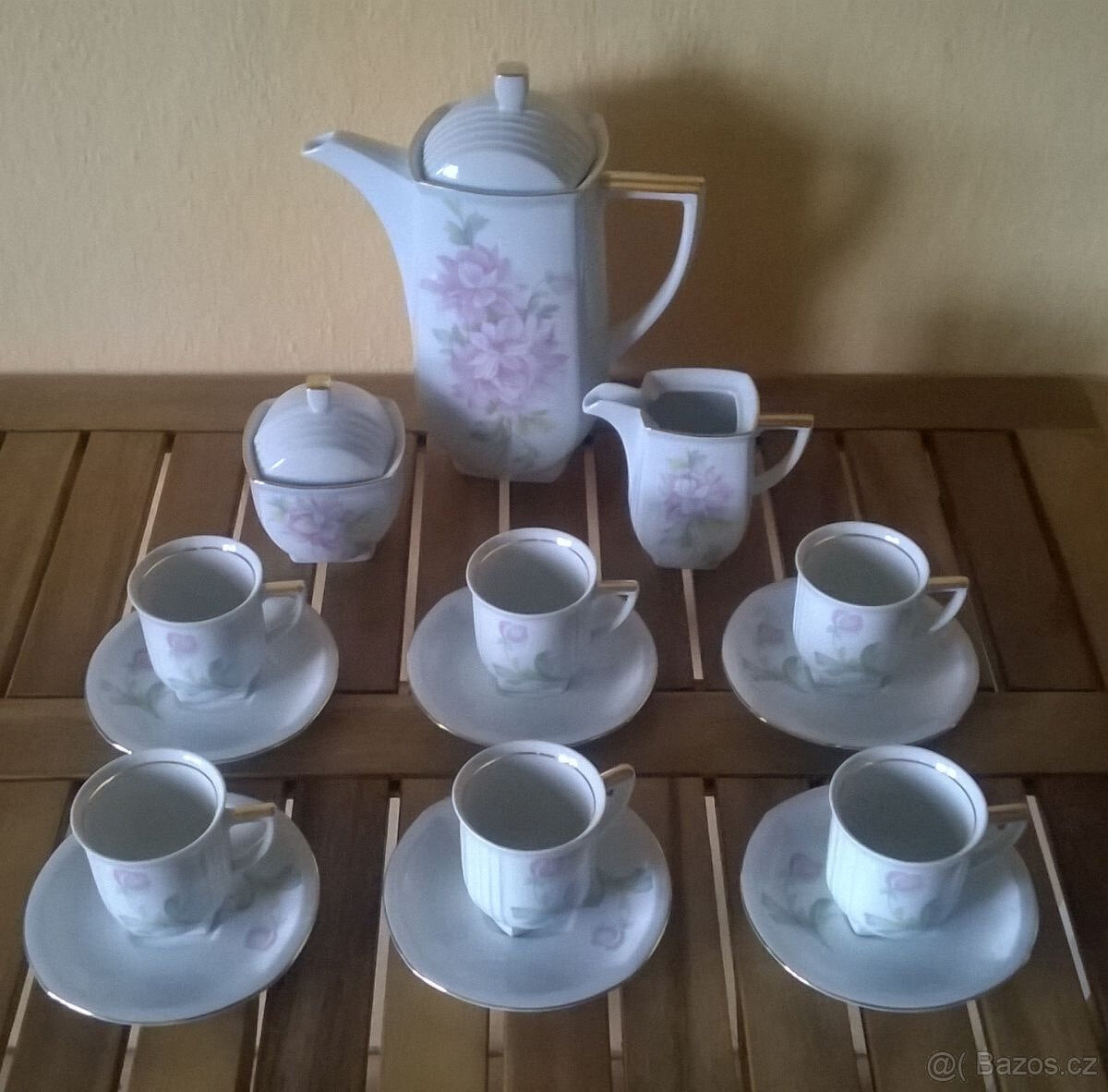 porcelánová souprava na malou kávu Lisette,