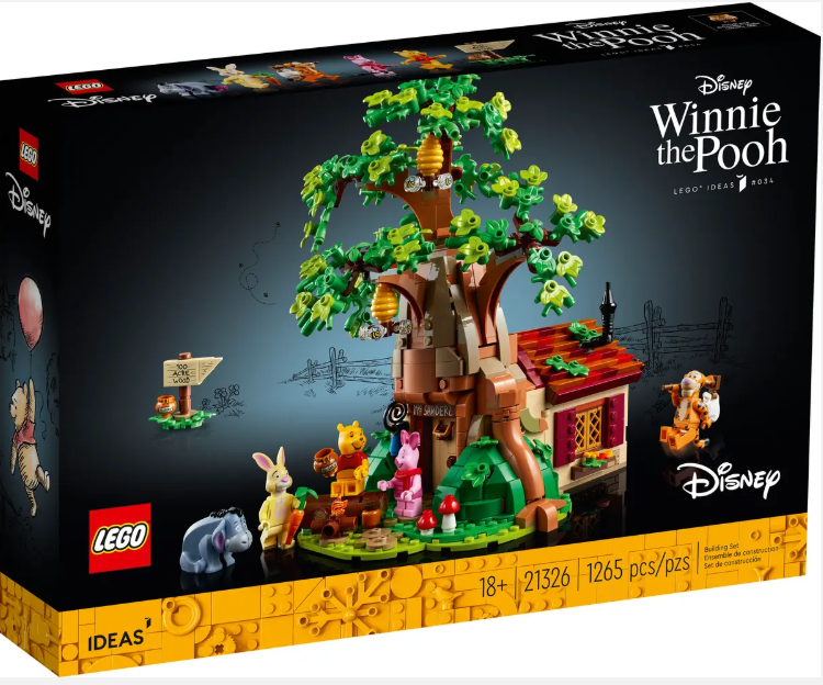 Nové LEGO 21326 Medvídek Pú (Disney)