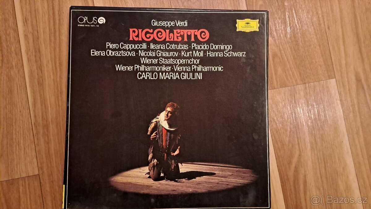 Verdi Rigoletto, La Traviata, Bizet Carmen - LP desky