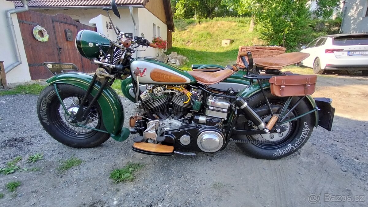Harley-Davidson FLH1200 Shovelhead Sidecar Limey