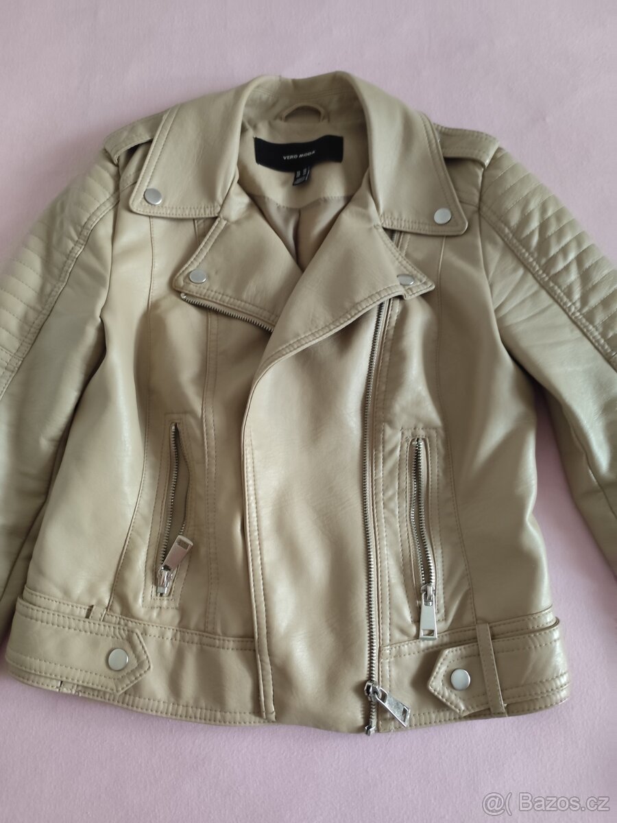 Béžová bunda vel.34
