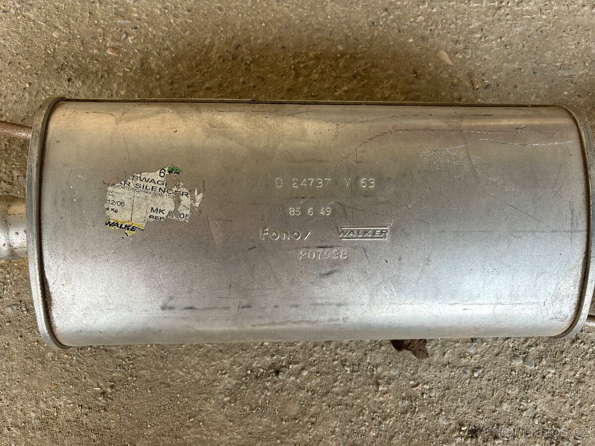 Výfuk s tlumičem VW T4