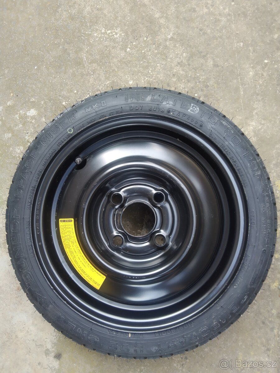 Dojezdove kolo 4x100 R13,nepouzite