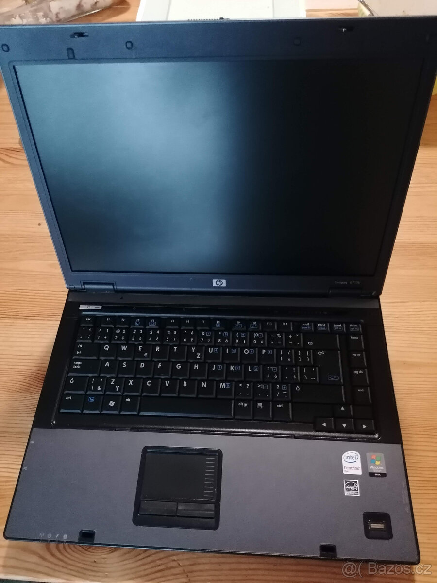 notebook HP Compaq 6710b Intel 120GB 1 RAM win 7 test