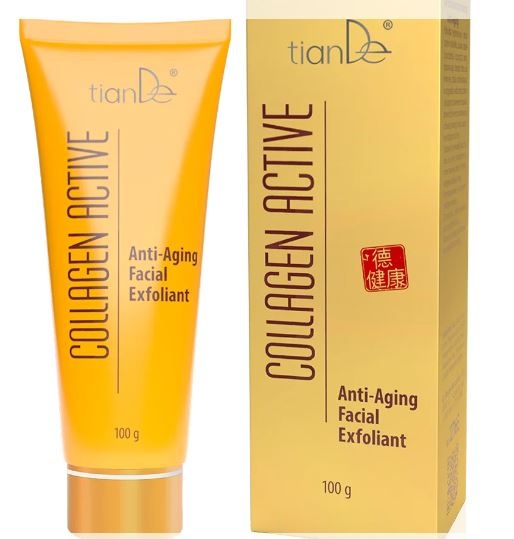 Jemný peeling na obličej proti stárnutí, exfoliant Tiande