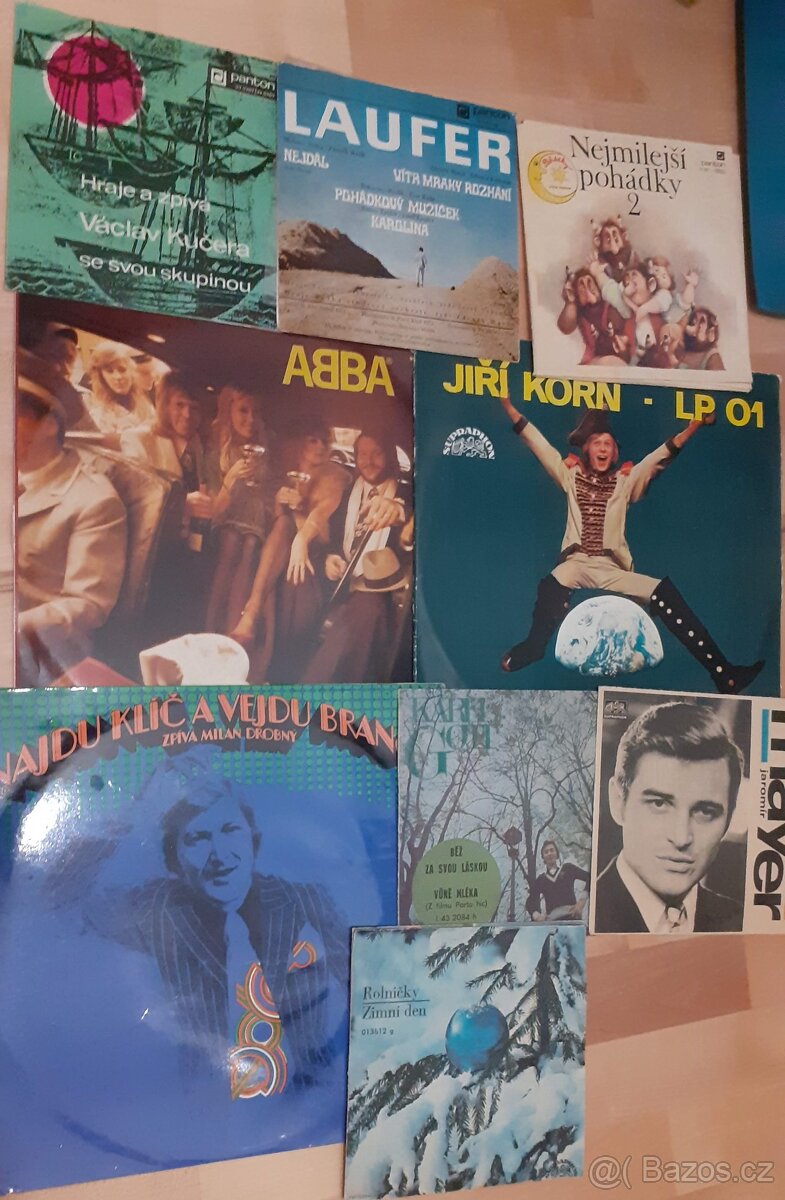 LP desky - směs (Gott, Laufer, ABBA a další)