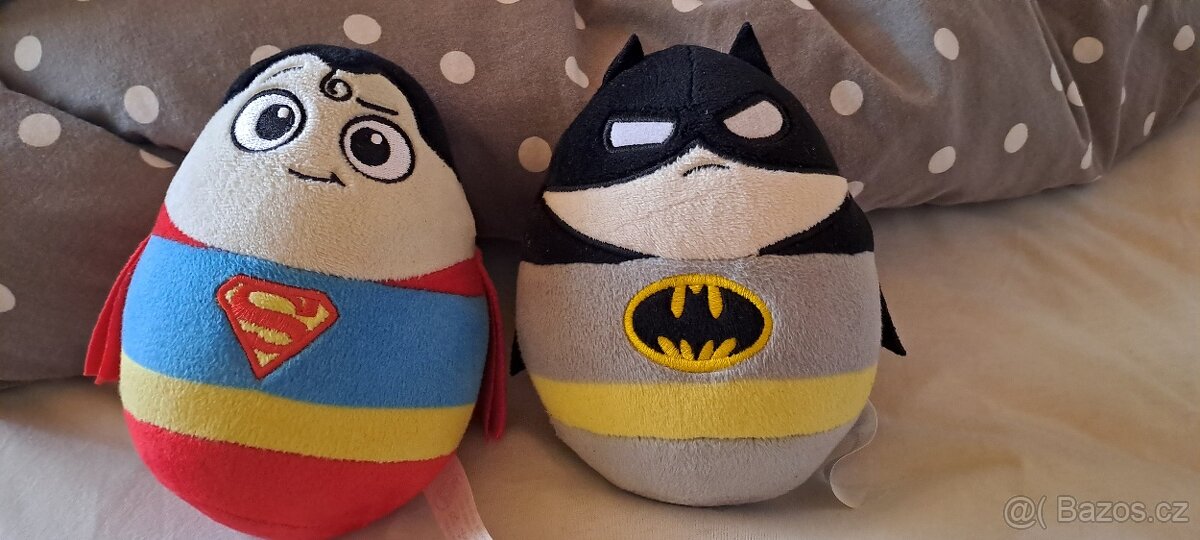 Plyšáci- Batman a Spiderman