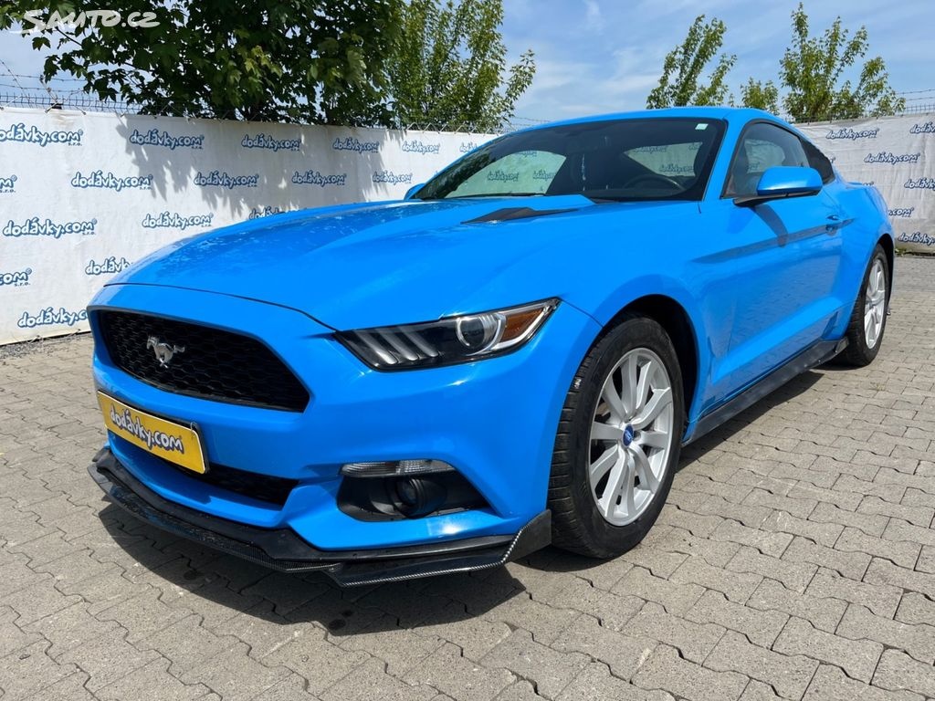 Ford Mustang 2.3 Ecoboost 231kW Stage 1 – 2017, modrý,manuál