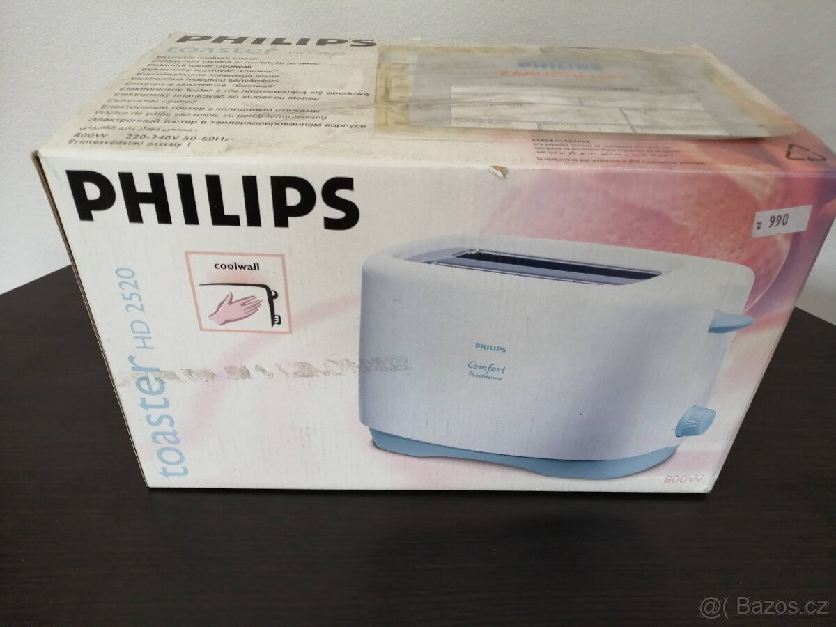 NOVÝ toaster / topinkovač PHILIPS