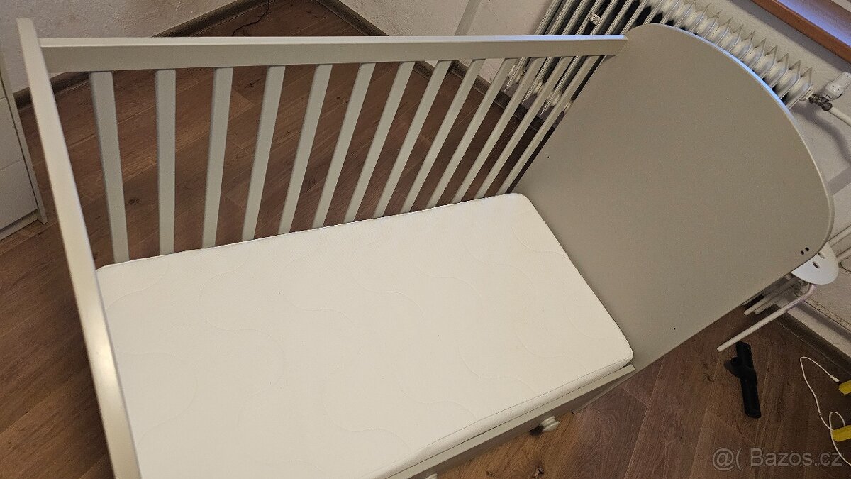 dětská postýlka Ikea Gonatt masiv 60x120cm