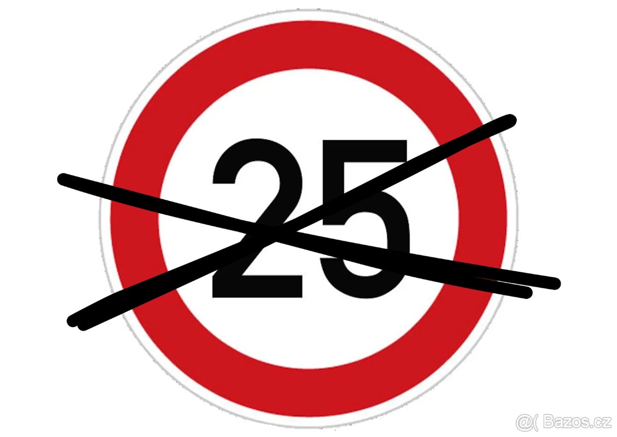 Odblokování elektrokola - zrušení limitu 25